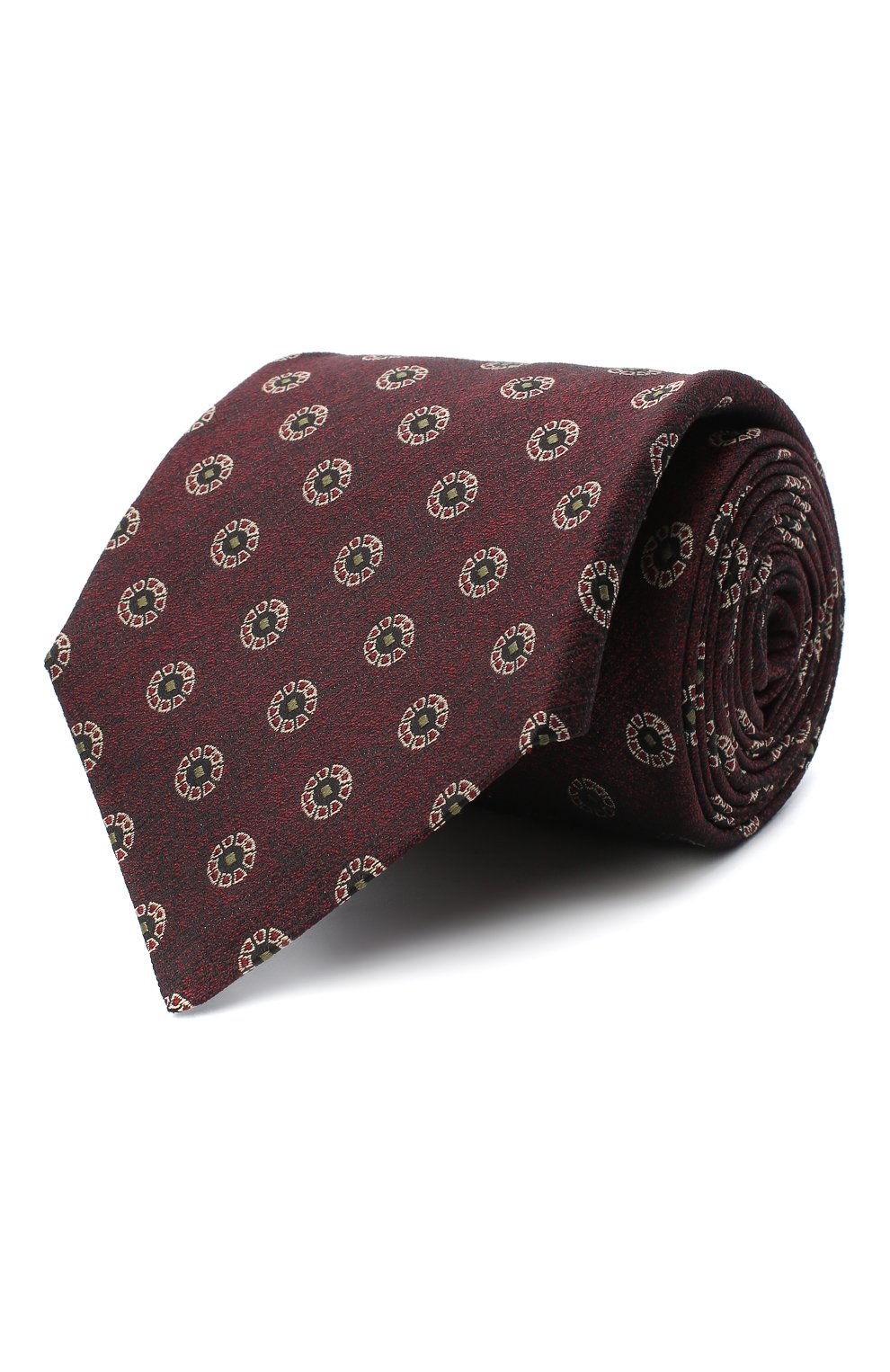 Шелковый галстук KITON красного цвета по цене 27850 руб., арт. UCRVKLC05G39, фото 1 Шелковый галстук KITON, арт. UCRVKLC05G39, фото 1