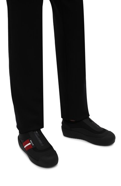 Комбинированные ботинки cuniro BALLY черного цвета по цене 56850 руб., арт. CUNIR0-T/20, фото 3 Комбинированные ботинки cuniro BALLY, арт. CUNIR0-T/20, фото 3