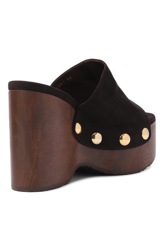 Замшевые сабо Ardéa Gianvito Rossi G10201.60LEG.CAMM0KA Коричневый  G10201.60LEG.CAMM0KA Фото 5