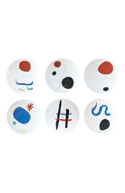 Набор из 6-ти обеденных тарелок joan miro BERNARDAUD, арт. 1844/24226, фото 1