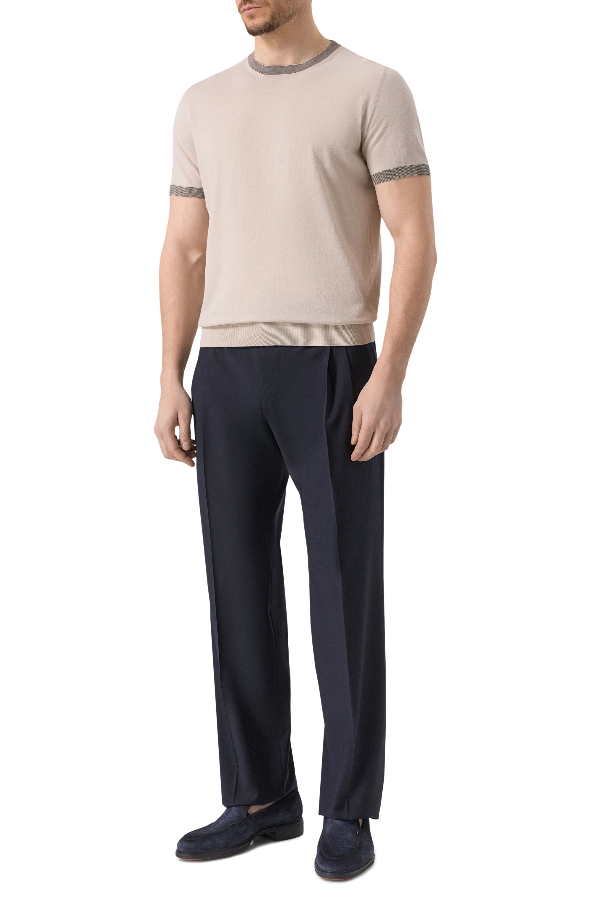 Джемпер из хлопка и шелка CORNELIANI, арт. 25M520-2525102, фото 2