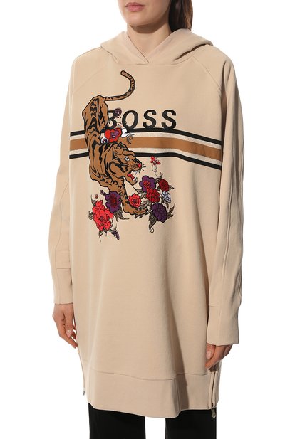 Хлопковое худи BOSS, арт. 50468052, фото 3