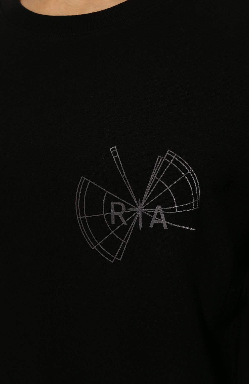 Хлопковый лонгслив RTA, арт. MS22-A832-0049BGATE, фото 5