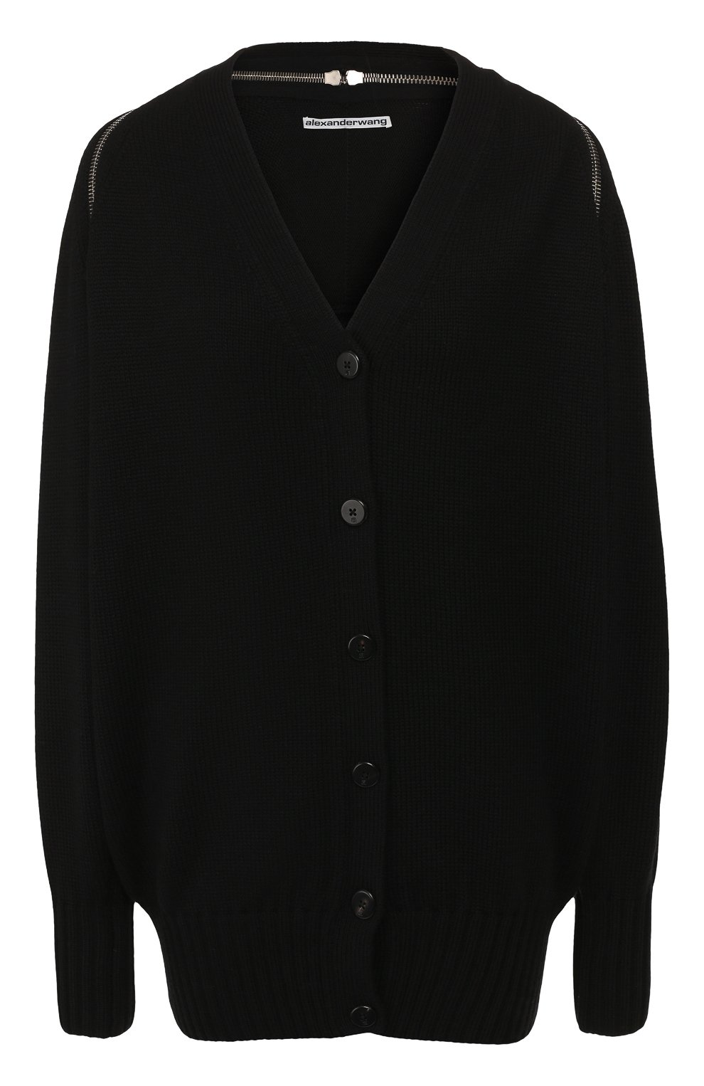 Шерстяной кардиган ALEXANDER WANG черного цвета по цене 56500 руб., арт. 1KC2193137, фото 1 Шерстяной кардиган ALEXANDER WANG, арт. 1KC2193137, фото 1