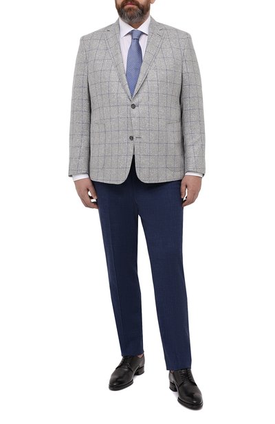 Брюки из шерсти и льна EDUARD DRESSLER, арт. 3315/51014, фото 2