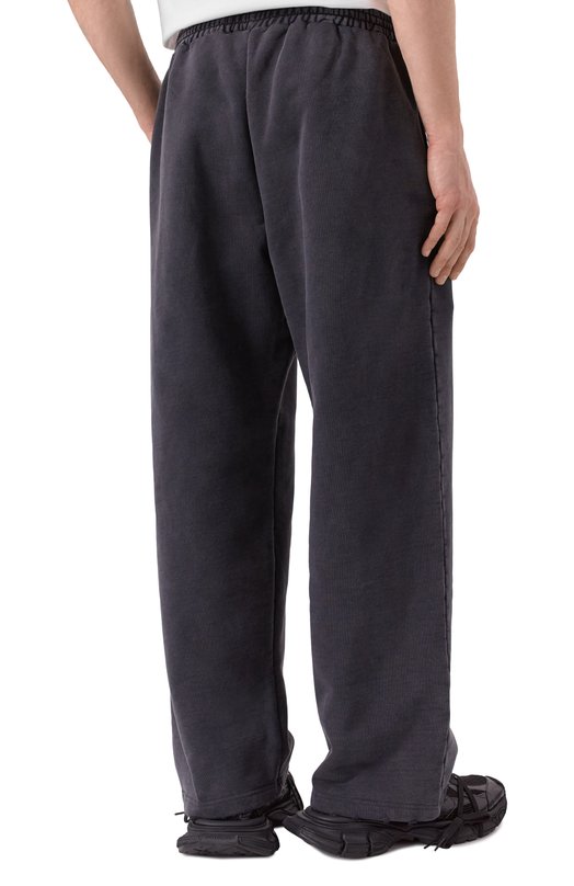 Хлопковые брюки Balenciaga 846917/TTVE7 Серый  846917/TTVE7 Фото 4