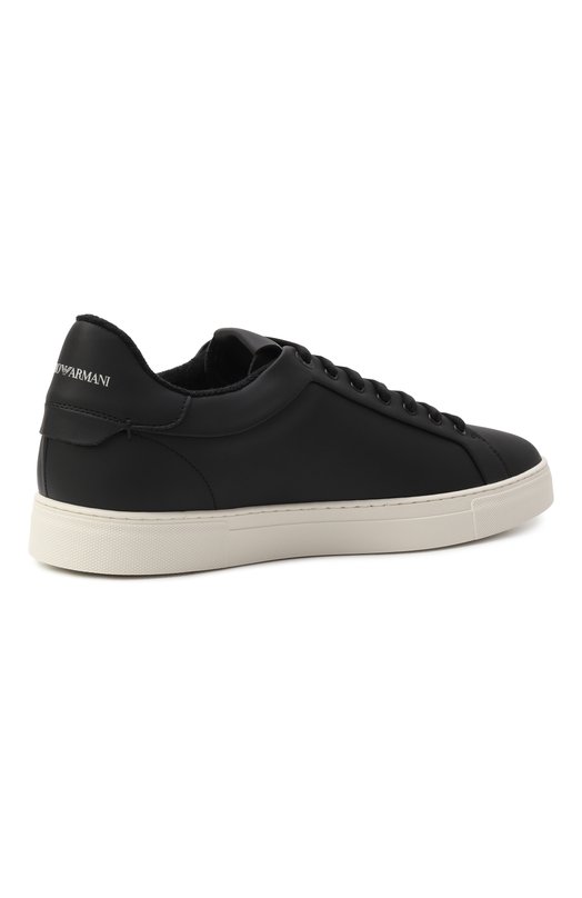 Кожаные кеды Emporio Armani EM003844/AF20004 Чёрный  EM003844/AF20004 Фото 5