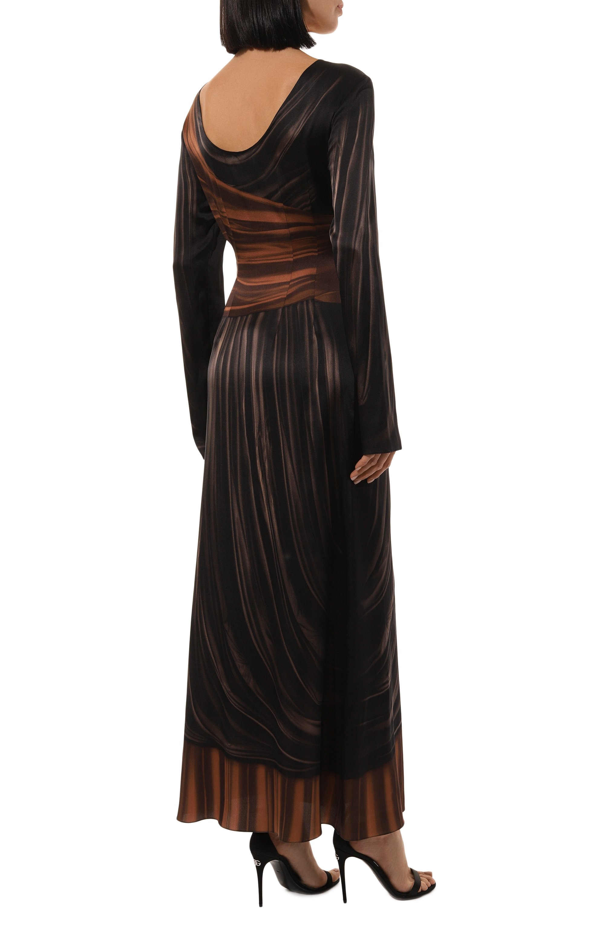 Атласное платье AKHMADULLINA, арт. 1225.5D602/S601, фото 4