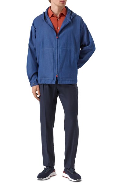 Хлопковая рубашка KITON, арт. UMC015H0922702, фото 2