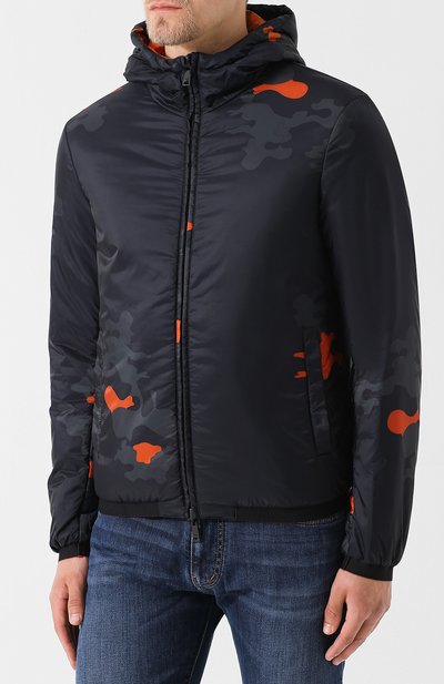 Двусторонний бомбер на молнии с капюшоном EMPORIO ARMANI, арт. 6Z1B97/1NUNZ, фото 3