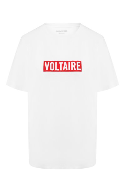 Женская хлопковая футболка ZADIG AND VOLTAIRE, арт. SHTR1807F