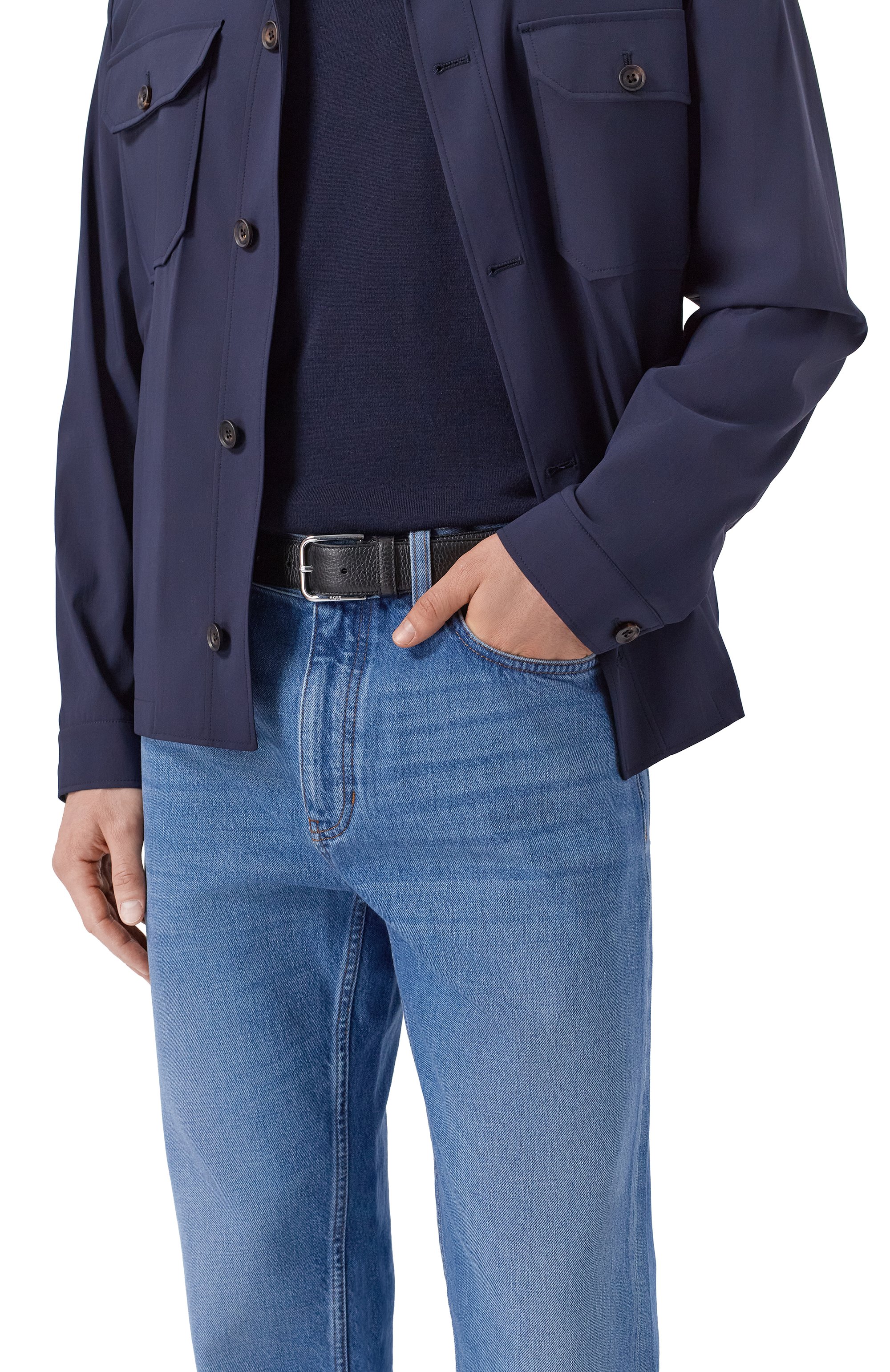 Кожаный ремень BOSS, арт. 50554129, фото 2