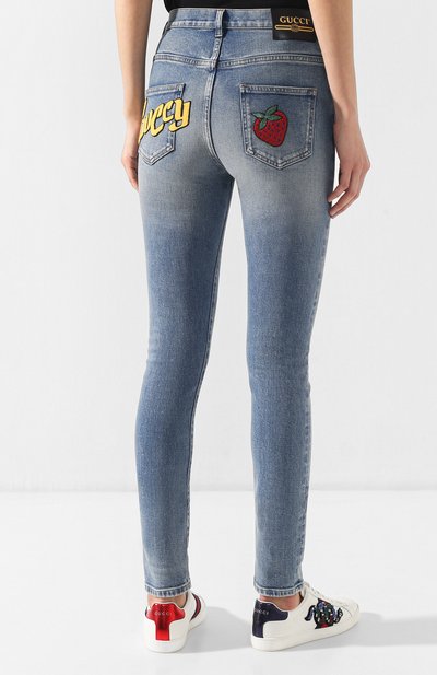Джинсы с потертостями GUCCI, арт. 502797/XDAHY, фото 4