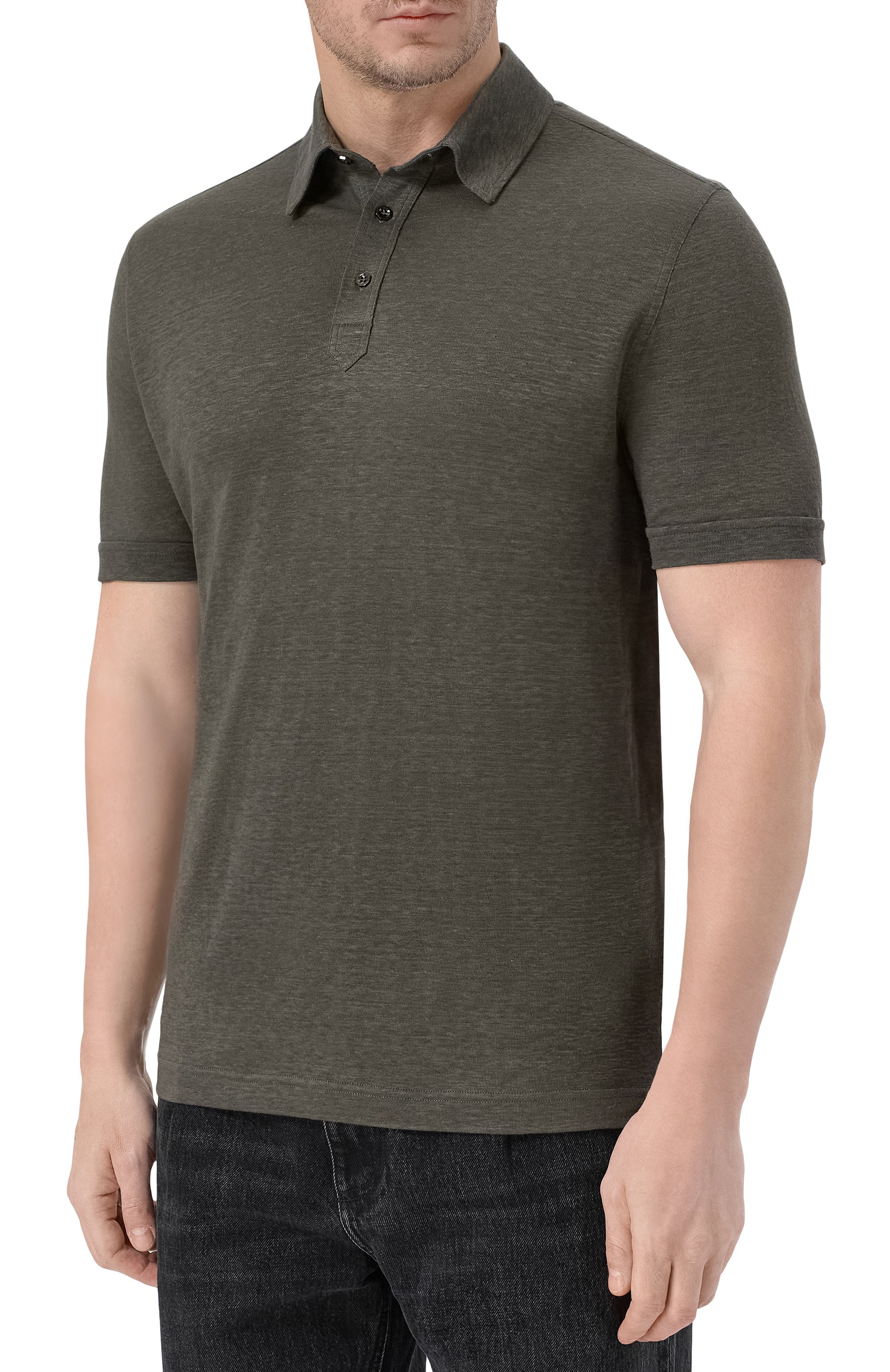 Льняное поло STEFANO RICCI, арт. K919510PCM/T26205, фото 3