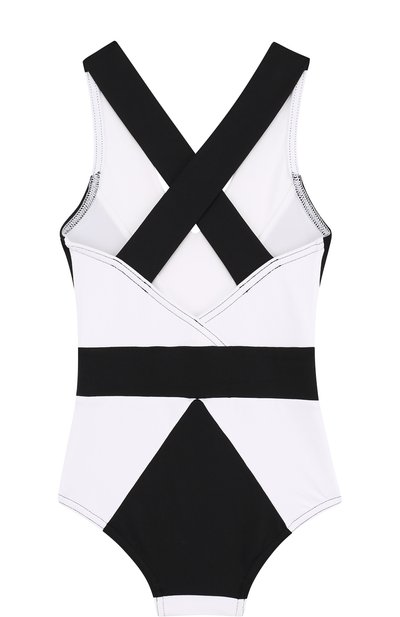 Слитный купальник NATAYAKIM черно-белого цвета по цене 13000 руб., арт. NY-001/2K, фото 2 Слитный купальник NATAYAKIM, арт. NY-001/2K, фото 2