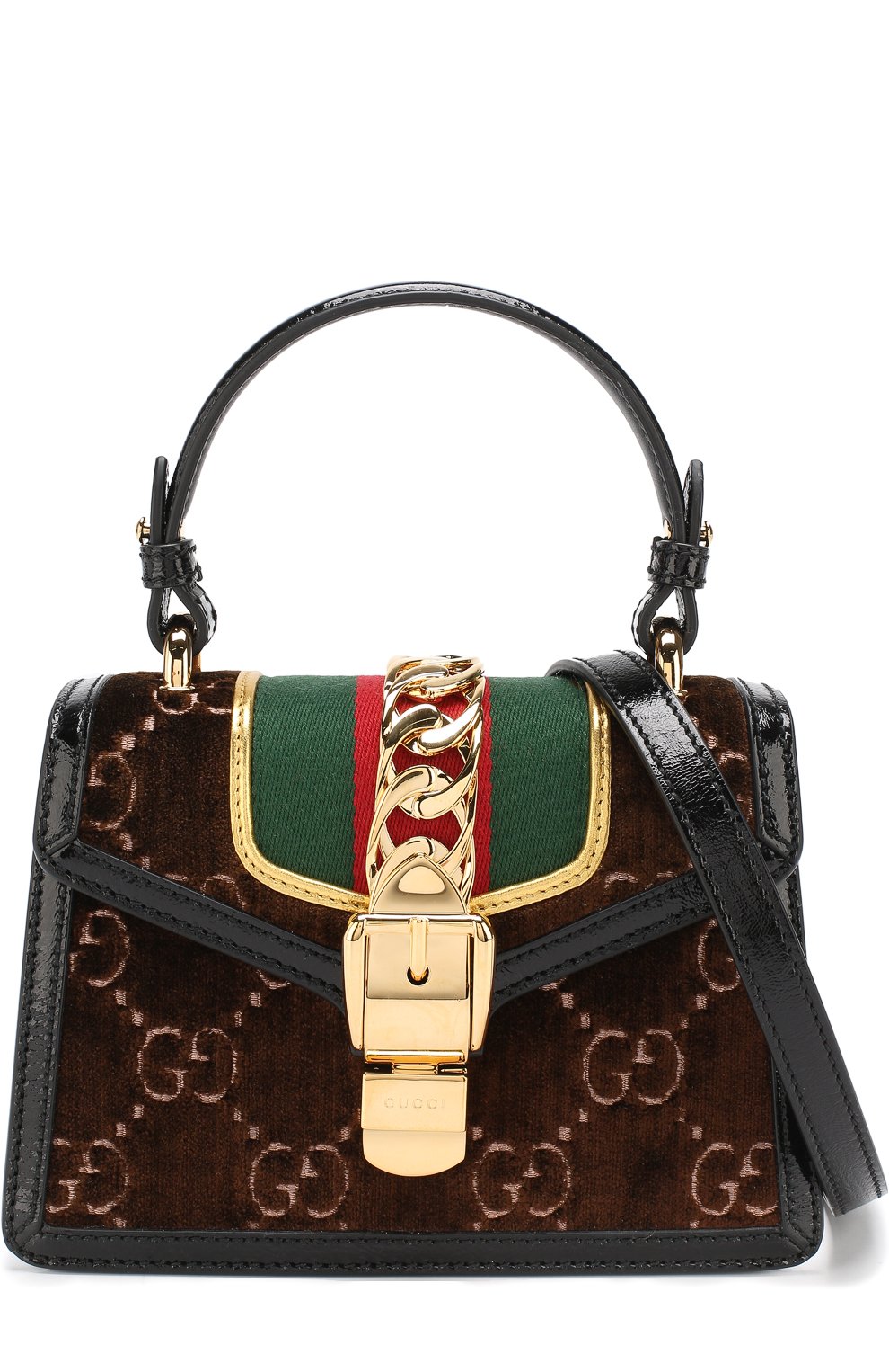 Сумка sylvie gg mini GUCCI, арт. 470270/9JTFG, фото 6