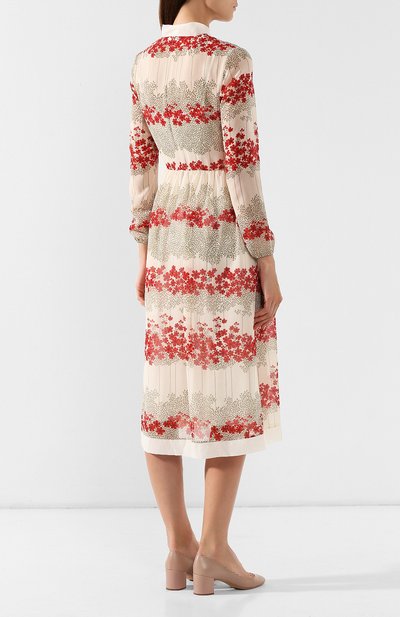 Платье с принтом REDVALENTINO белого цвета по цене 56800 руб., арт. SR3VAG10/4B0, фото 4 Платье с принтом REDVALENTINO, арт. SR3VAG10/4B0, фото 4