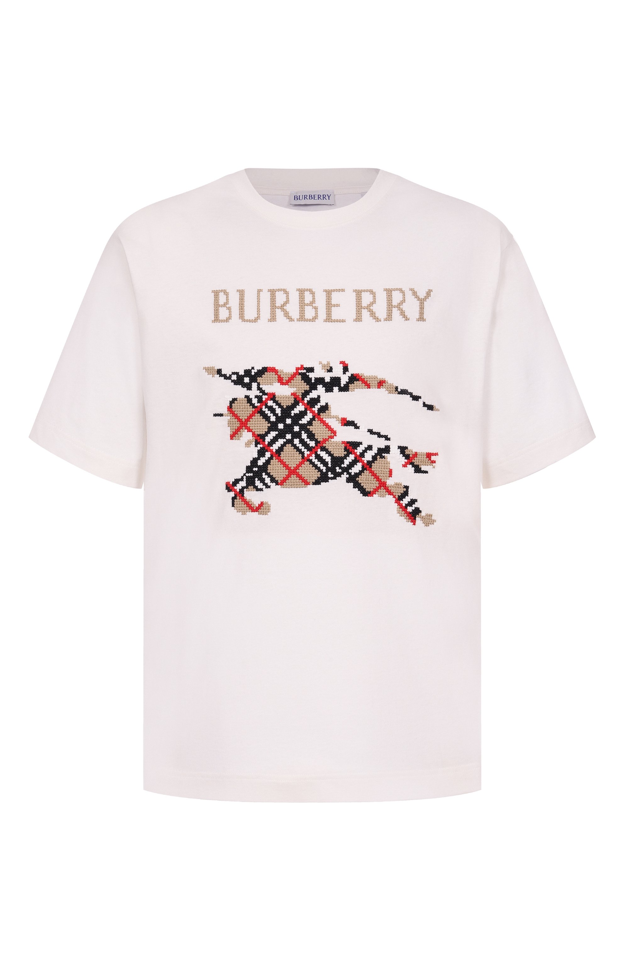 Хлопковая футболка BURBERRY, арт. 8110116, фото 1