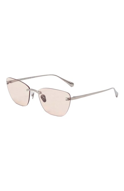 Женские солнцезащитные очки CHANEL розового цвета, арт. 4286ST-C124SR | Фото 1 (Региональные ограничения белый список (Axapta Mercury): Не проставлено; Нос: Не проставлено)