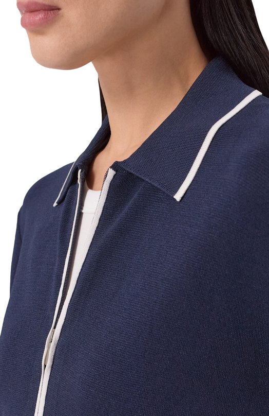 Кардиган из вискозы Gran Sasso 57212/27812 Синий  57212/27812 Фото 5