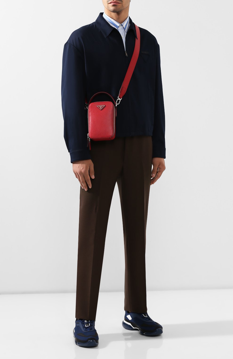 Текстильные кроссовки PRADA, арт. 2EG253-2ODA-F0216, фото 2