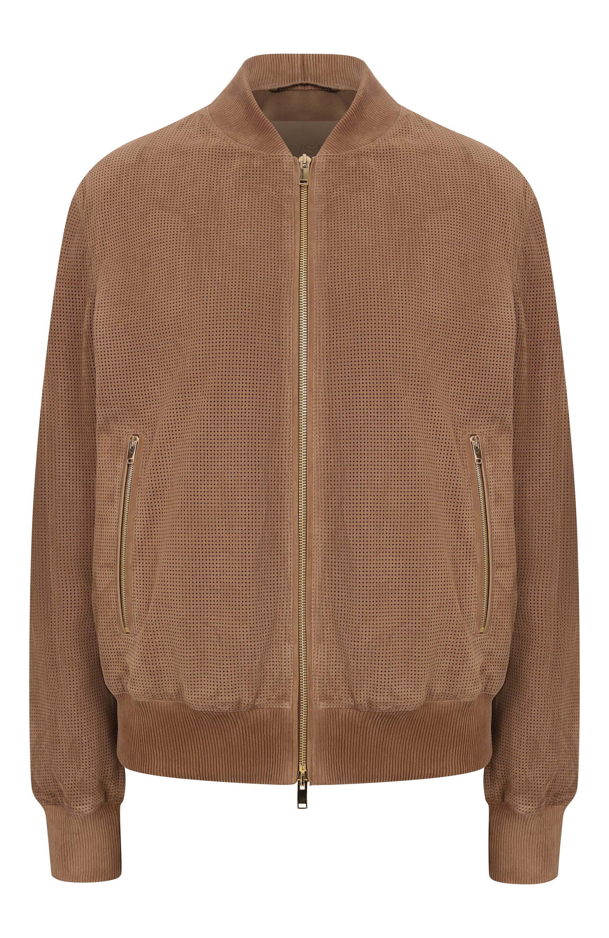 Замшевый бомбер MVST, арт. M26.2PW.L028 BIG SIZE/METIS SUEDE 0.6 MM, фото 1