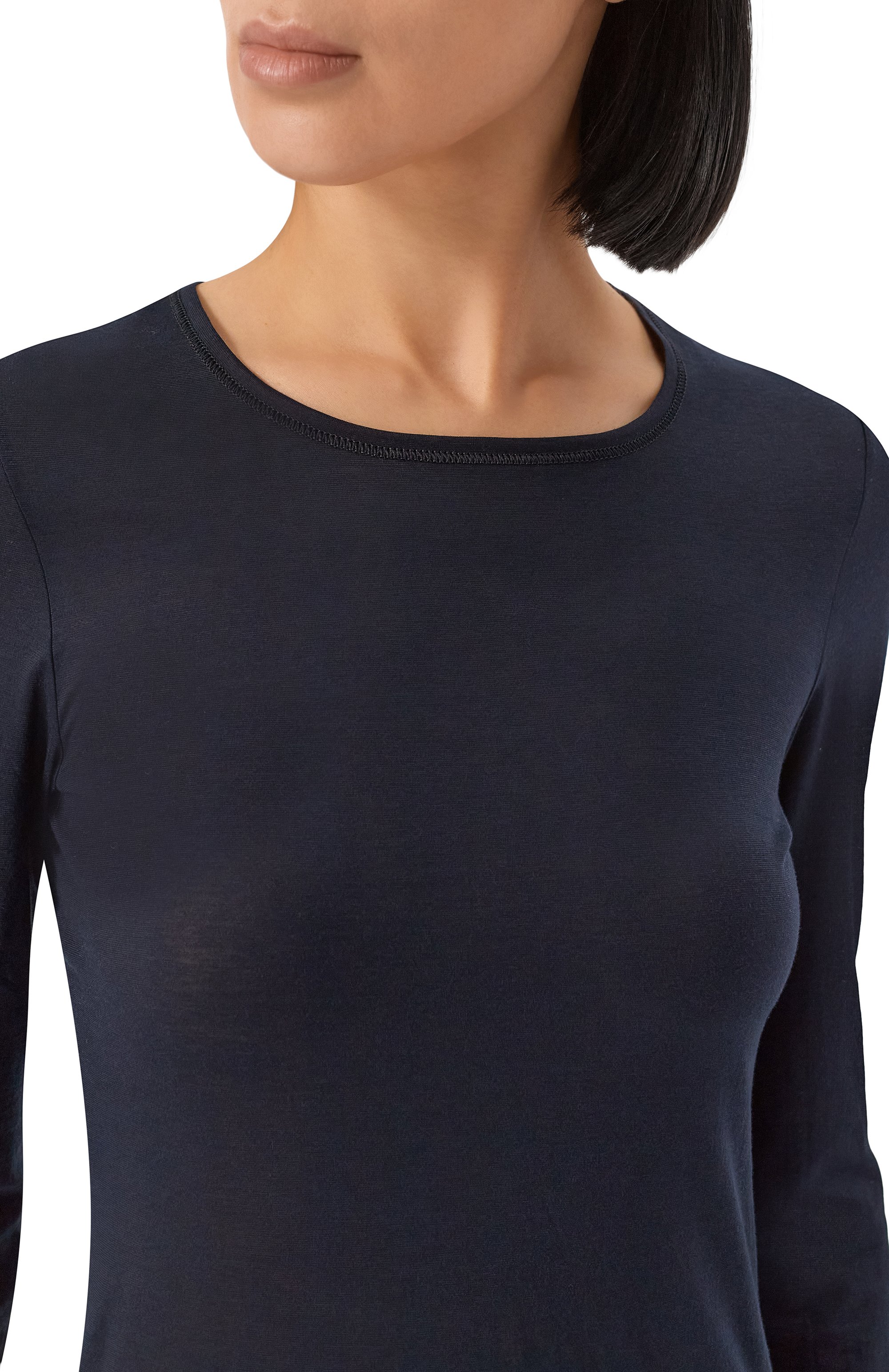 Хлопковый лонгслив HANRO, арт. 071829, фото 5