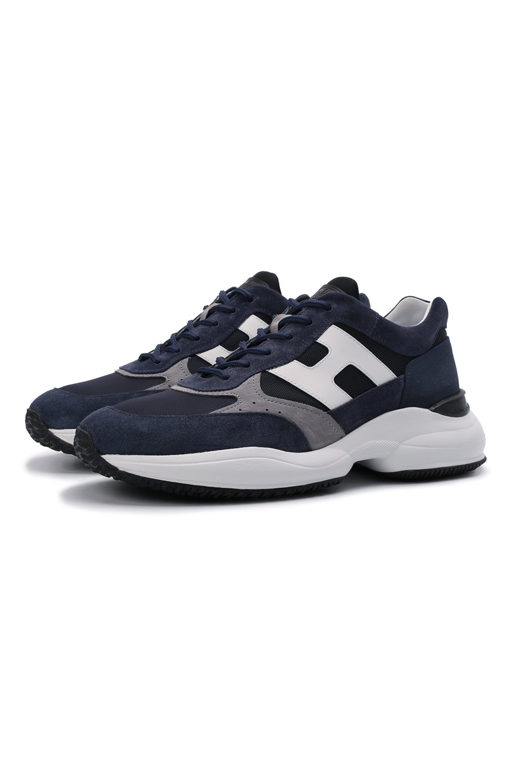 Комбинированные кроссовки HOGAN, арт. HXM5450DN90R1P, фото 1