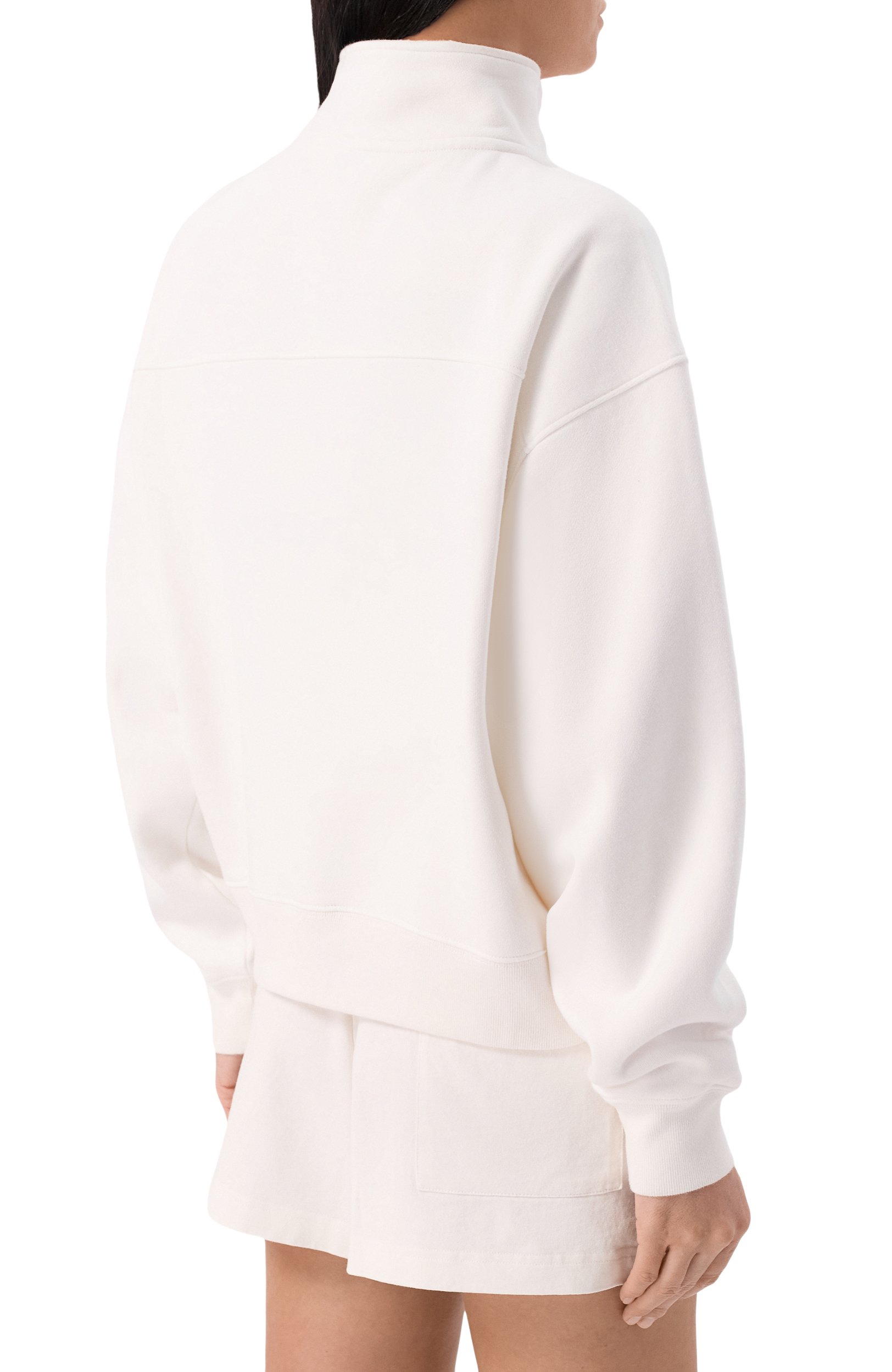 Хлопковый анорак SPORTY AND RICH белого цвета по цене 35050 руб., арт. ST09973183WH01, фото 4 Хлопковый анорак SPORTY AND RICH, арт. ST09973183WH01, фото 4