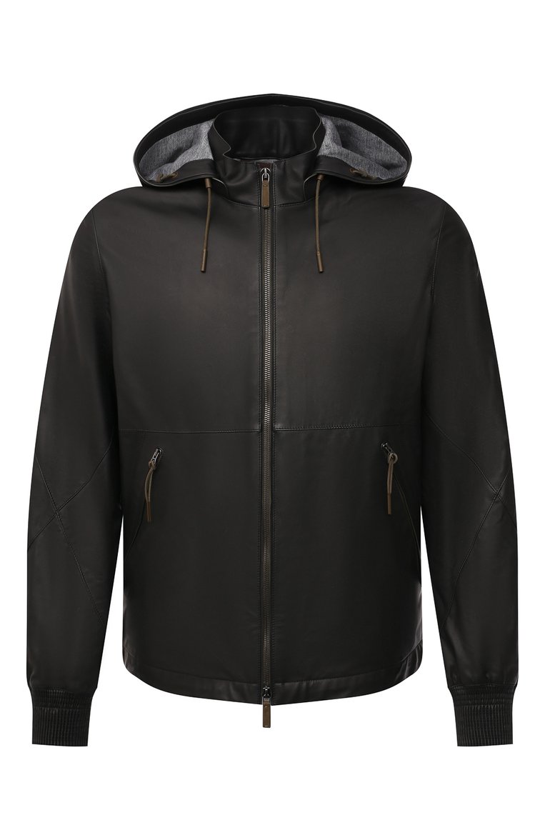 Кожаная куртка ZEGNA, арт. UWPNA/W178, фото 1