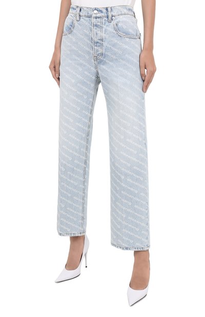 Джинсы ALEXANDER WANG голубого цвета по цене 36800 руб., арт. 4DC2204717, фото 3 Джинсы ALEXANDER WANG, арт. 4DC2204717, фото 3