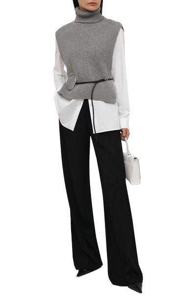Шерстяной жилет DRIES VAN NOTEN серого цвета по цене 34950 руб., арт. 212-012208-3703, фото 2 Шерстяной жилет DRIES VAN NOTEN, арт. 212-012208-3703, фото 2