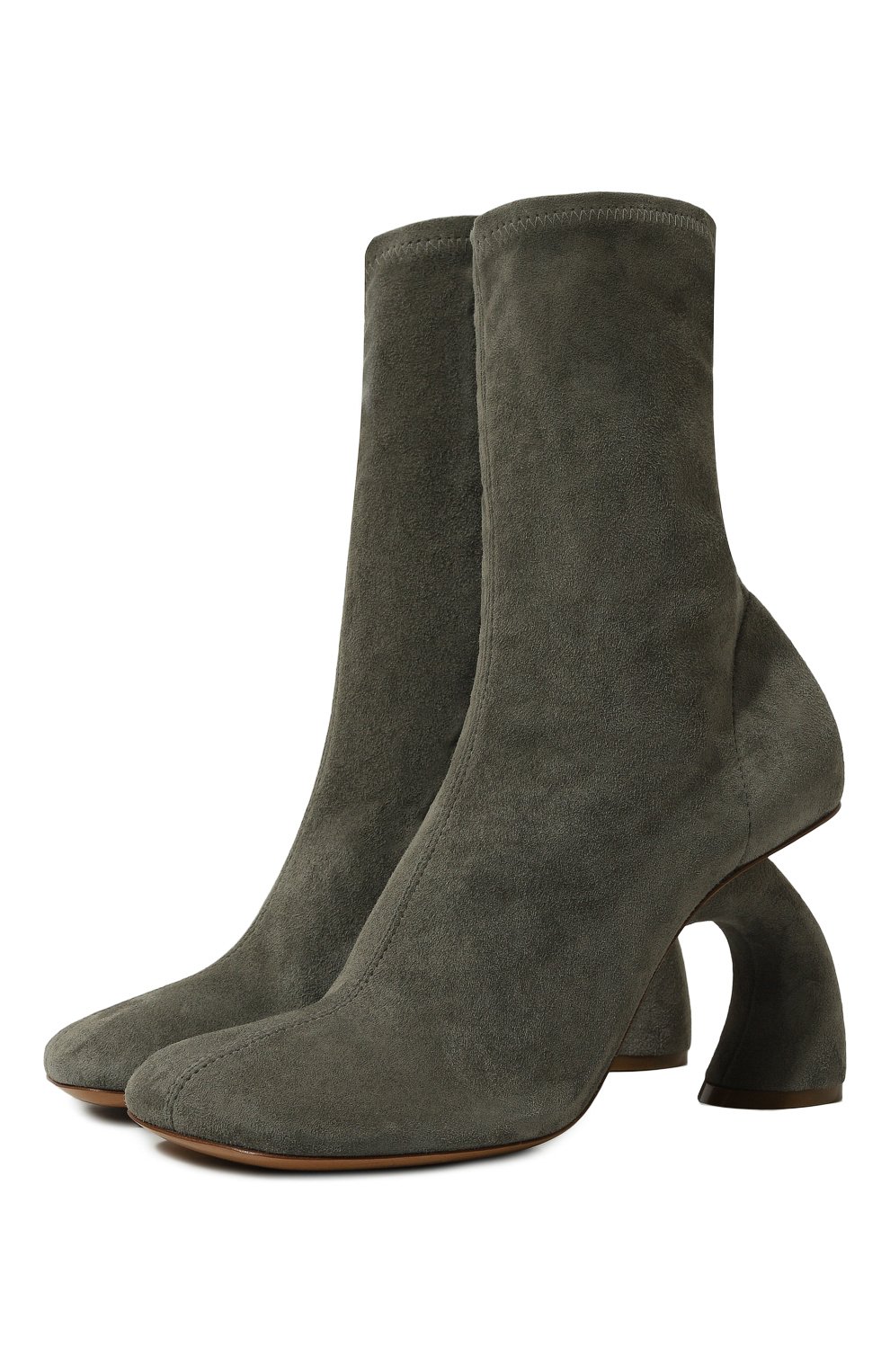 Замшевые ботильоны DRIES VAN NOTEN, арт. WS242-1146-H95/153, фото 1