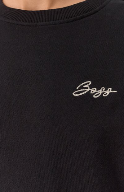 Хлопковый свитшот BOSS ORANGE, арт. 50540266, фото 5