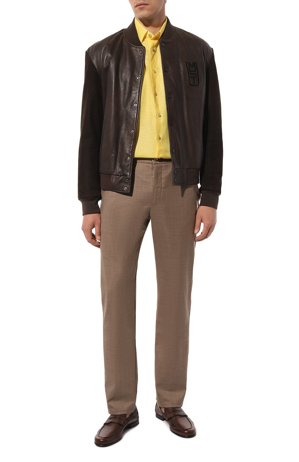 Льняная рубашка ZILLI, арт. LINAM1M08008406BU, фото 2