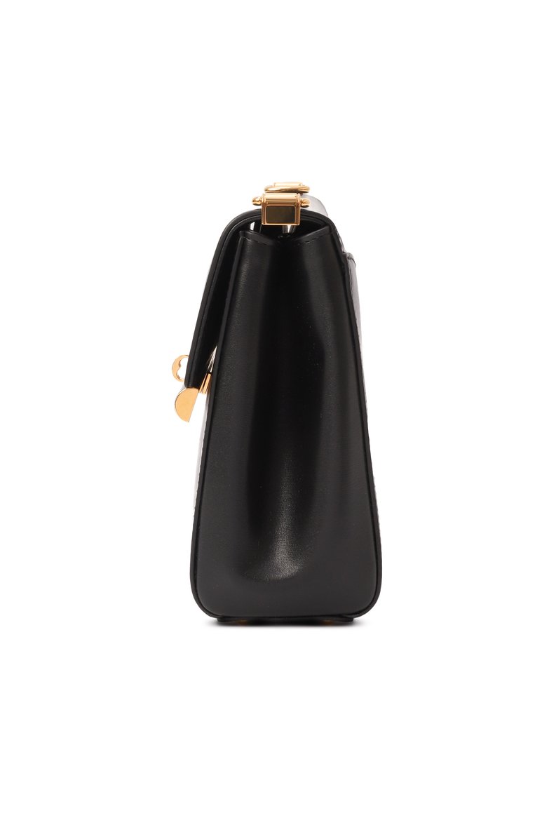 Женская сумка marlene city DOLCE & GABBANA черного цвета, ар�т. BB7726/A3G19 | Фото 4 (Материал: Натуральная кожа; Ремень/цепочка: На ремешке; Размер: mini)