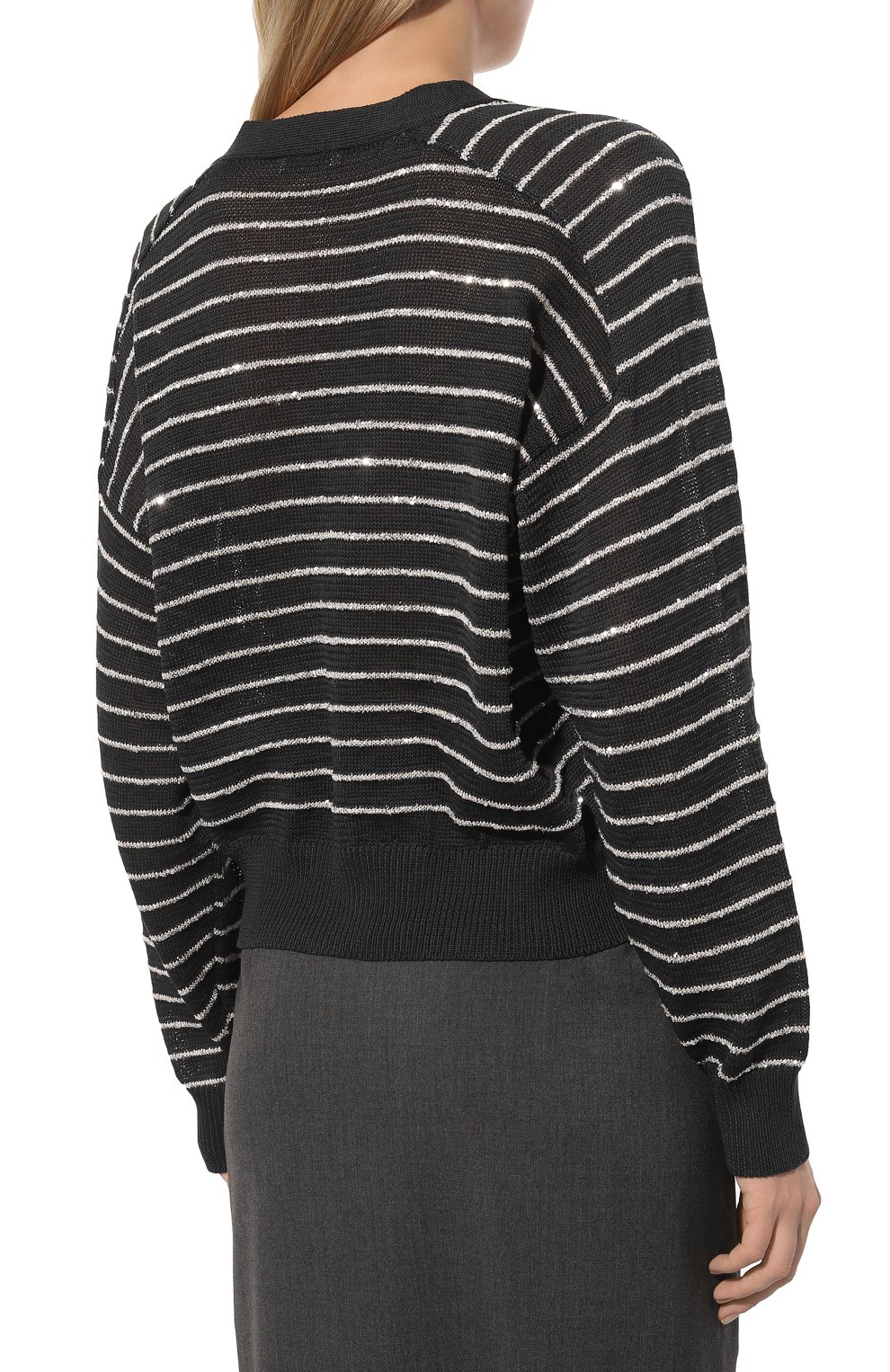 Хлопковый кардиган BRUNELLO CUCINELLI, арт. M7876B1330, фото 4