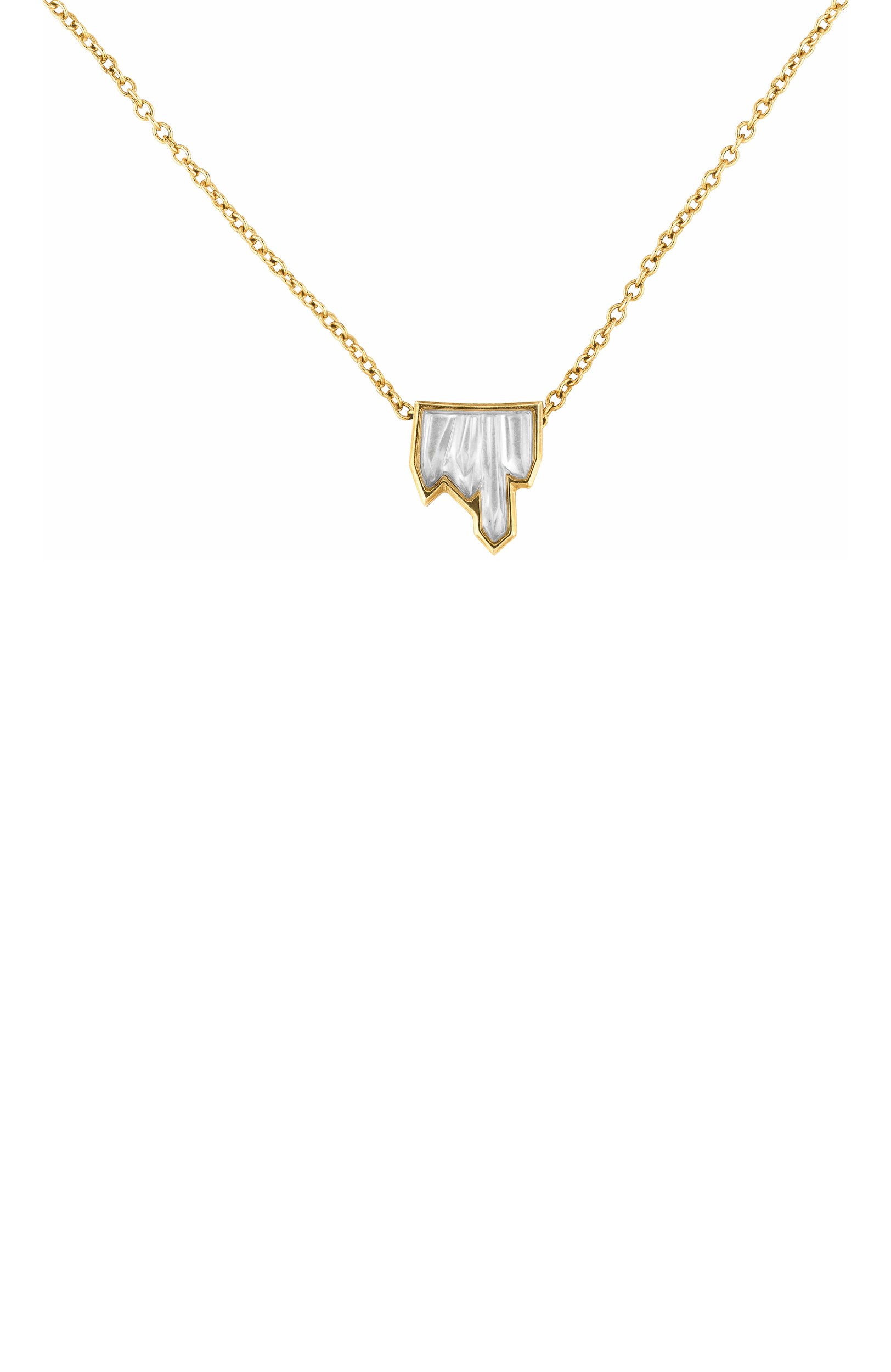 Подвеска terramineral LALIQUE белого цвета по цене 29200 руб., арт. 10844400, фото 1 Подвеска terramineral LALIQUE, арт. 10844400, фото 1