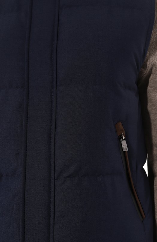 Утепленный жилет Corneliani 94C5A1-9420156 Синий  94C5A1-9420156 Фото 5