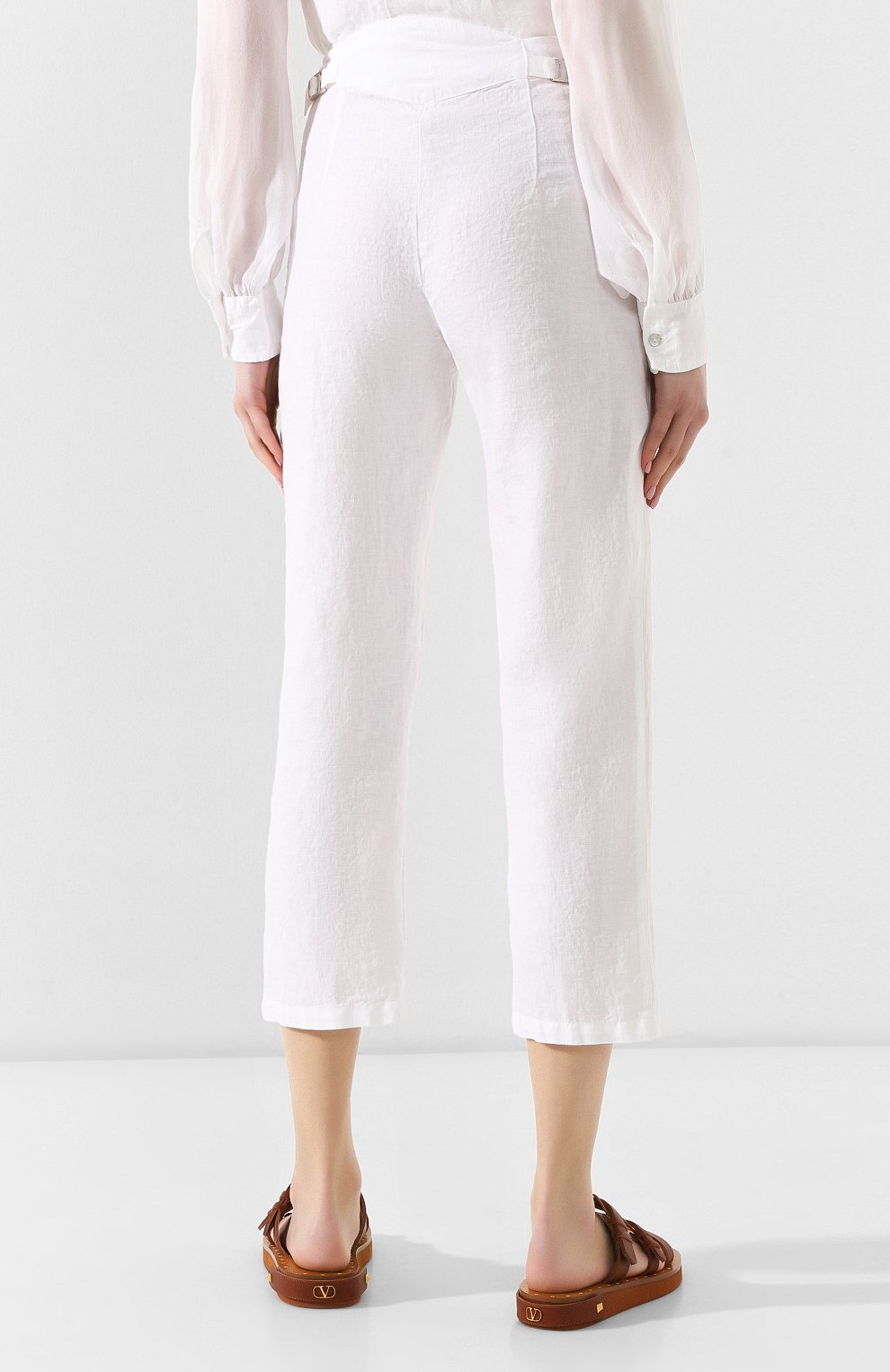 Льняные брюки 120% LINO, арт. P1W2995/0253/000, фото 4
