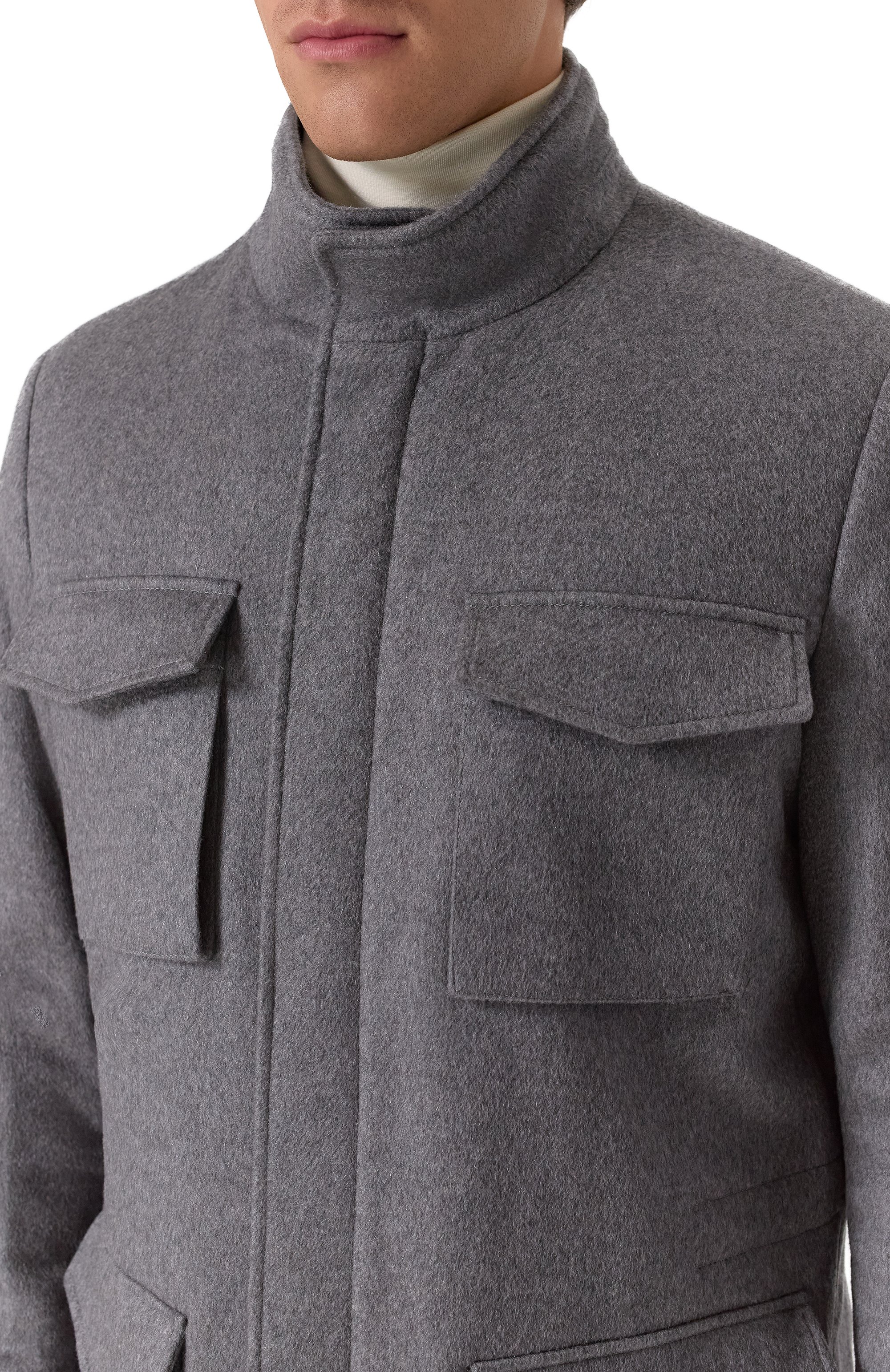 Кашемировая куртка ANDREA CAMPAGNA, арт. 25U628-CUNWSX, фото 5