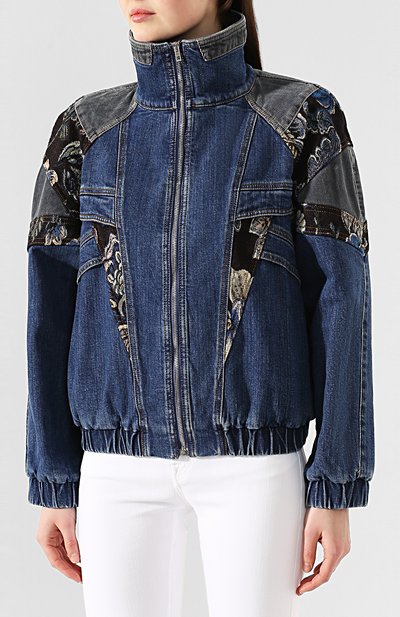 Джинсовая куртка STELLA MCCARTNEY темно-синего цвета по цене 158500 руб., арт. 600319/SNH62, фото 3 Джинсовая куртка STELLA MCCARTNEY, арт. 600319/SNH62, фото 3