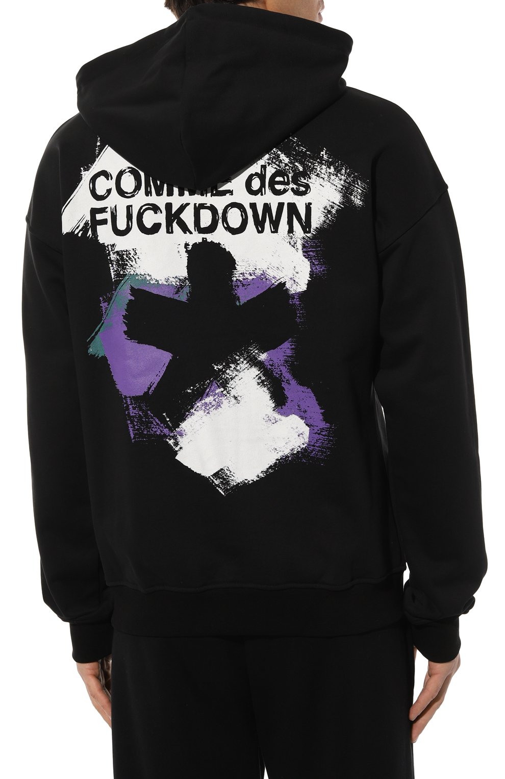 Хлопковое худи COMME DES FUCKDOWN, арт. CDFU2666, фото 4