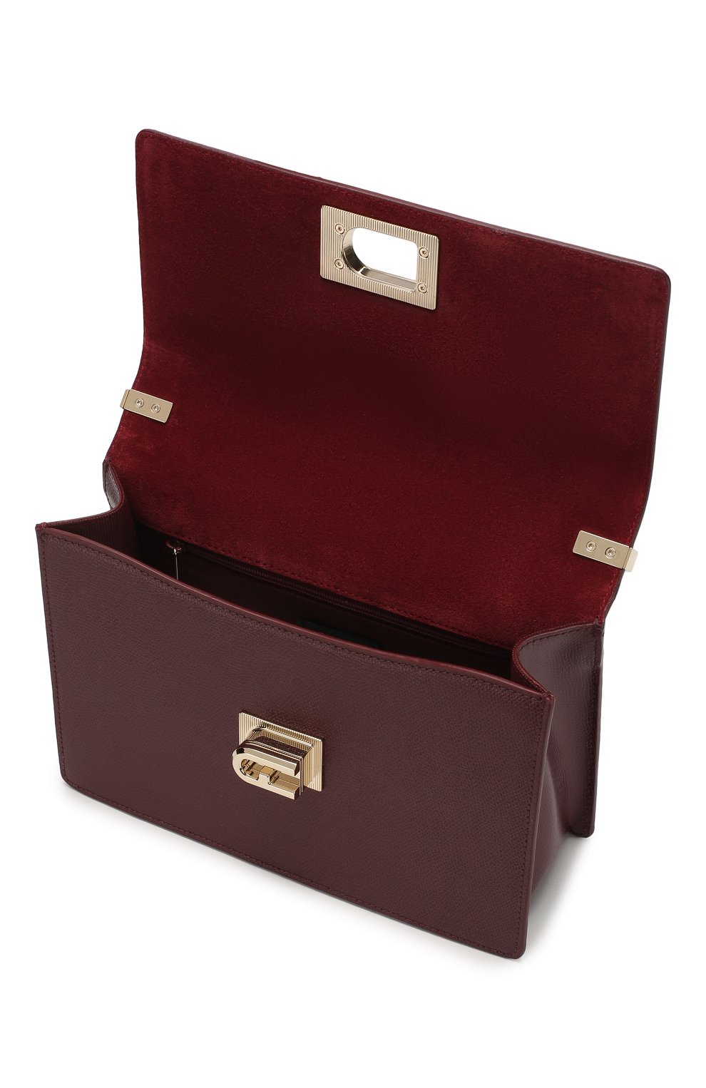 Сумка 1927 small FURLA бордового цвета по цене 33600 руб., арт. BAFI/ARE, фото 4 Сумка 1927 small FURLA, арт. BAFI/ARE, фото 4