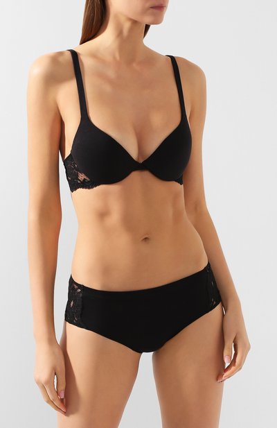 Трусы-слипы LA PERLA черного цвета по цене 11600 руб., арт. 0021055, фото 2 Трусы-слипы LA PERLA, арт. 0021055, фото 2