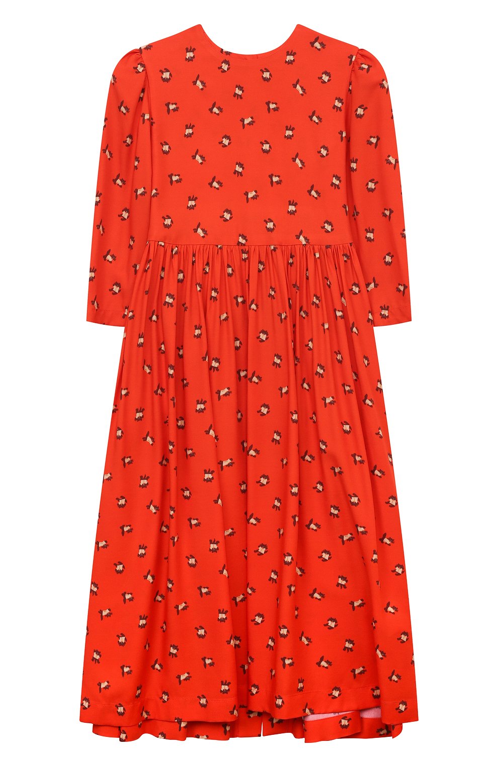 Платье из вискозы ULYANA SERGEENKO красного цвета по цене 45000 руб., арт. ABM001KD21P (0183б21), фото 1 Платье из вискозы ULYANA SERGEENKO, арт. ABM001KD21P (0183б21), фото 1