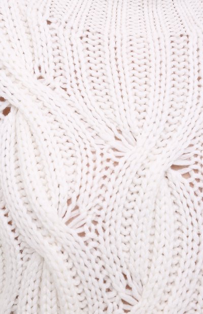 Кашемировый свитер BRUNELLO CUCINELLI белого цвета по цене 248000 руб., арт. M52362504, фото 5 Кашемировый свитер BRUNELLO CUCINELLI, арт. M52362504, фото 5