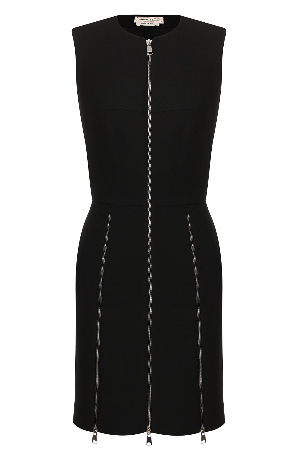 Платье из смеси шерсти и шелка ALEXANDER MCQUEEN, арт. 593129/QJAAA, фото 1