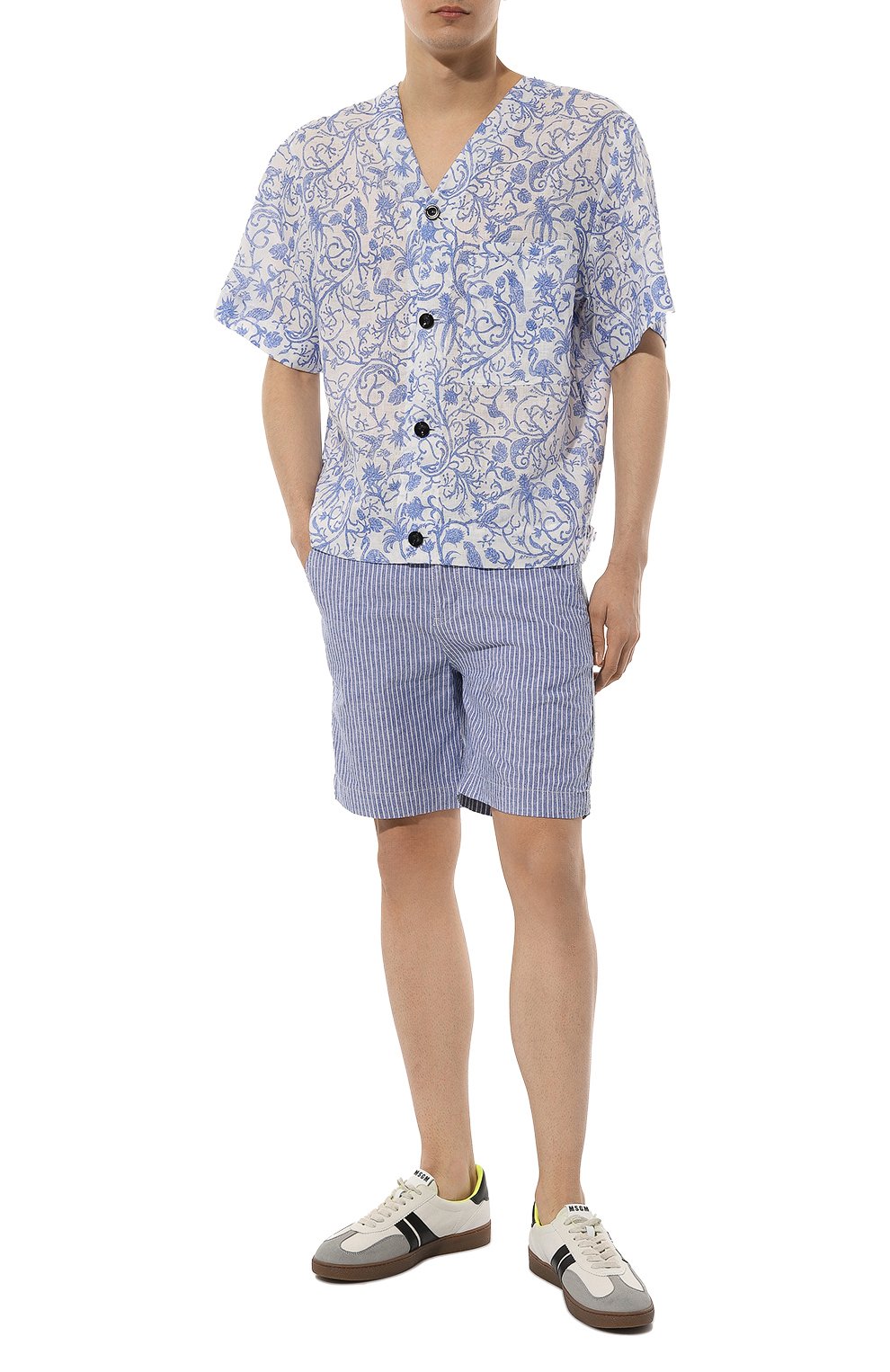 Льняная рубашка KITON, арт. UMC025H08902, фото 2