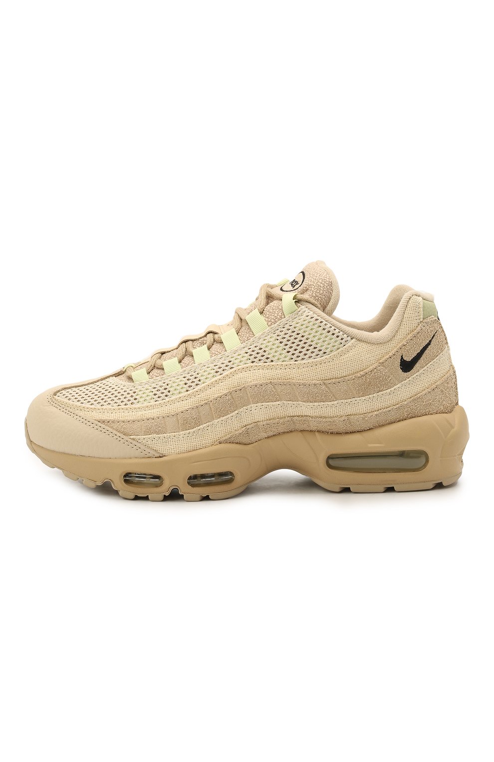 Мужские кроссовки air max 95 prm grain NIKELAB бежевого цвета, арт. DH4102-200 | Фото 3 (Материал внешний: Текстиль; Материал сплава: Проставлено; Материал утеплителя: Без утеплителя; Материал внутренний: Текстиль; Подошва: Массивная; Драгоценные камни: Проставлено; Стили: Спорт)